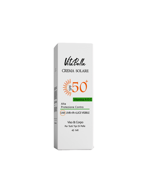 کرم ضد آفتاب spf۵۰ بی رنگ حجم ۴۰ میل - ویتابلا