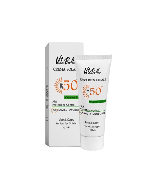 کرم ضد آفتاب spf۵۰ بی رنگ حجم ۴۰ میل - ویتابلا - تصویر 2